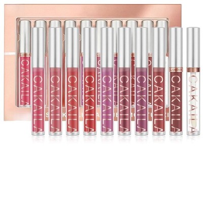 Lippenstift Set 10 Farben Matt Plumping Lipgloss Feuchtigkeitsspendend