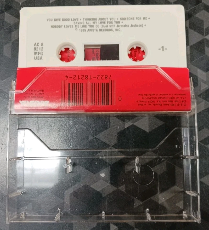 Whitney Houston Self Titled Cassette 1985 Arista AC8-8212 - Image 2 of 3