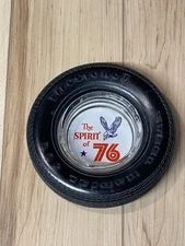 Vintage Firestone Spirit Of 76 Advertising Tire Ashtray ~ Steel Radial 500