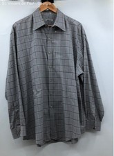Van Heusen Gray 100 Cotton Button Down Dress Shirt - Size XL