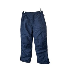 Lands End Navy Blue Squall Grow-a-Long Snow Pants Youth Size 12
