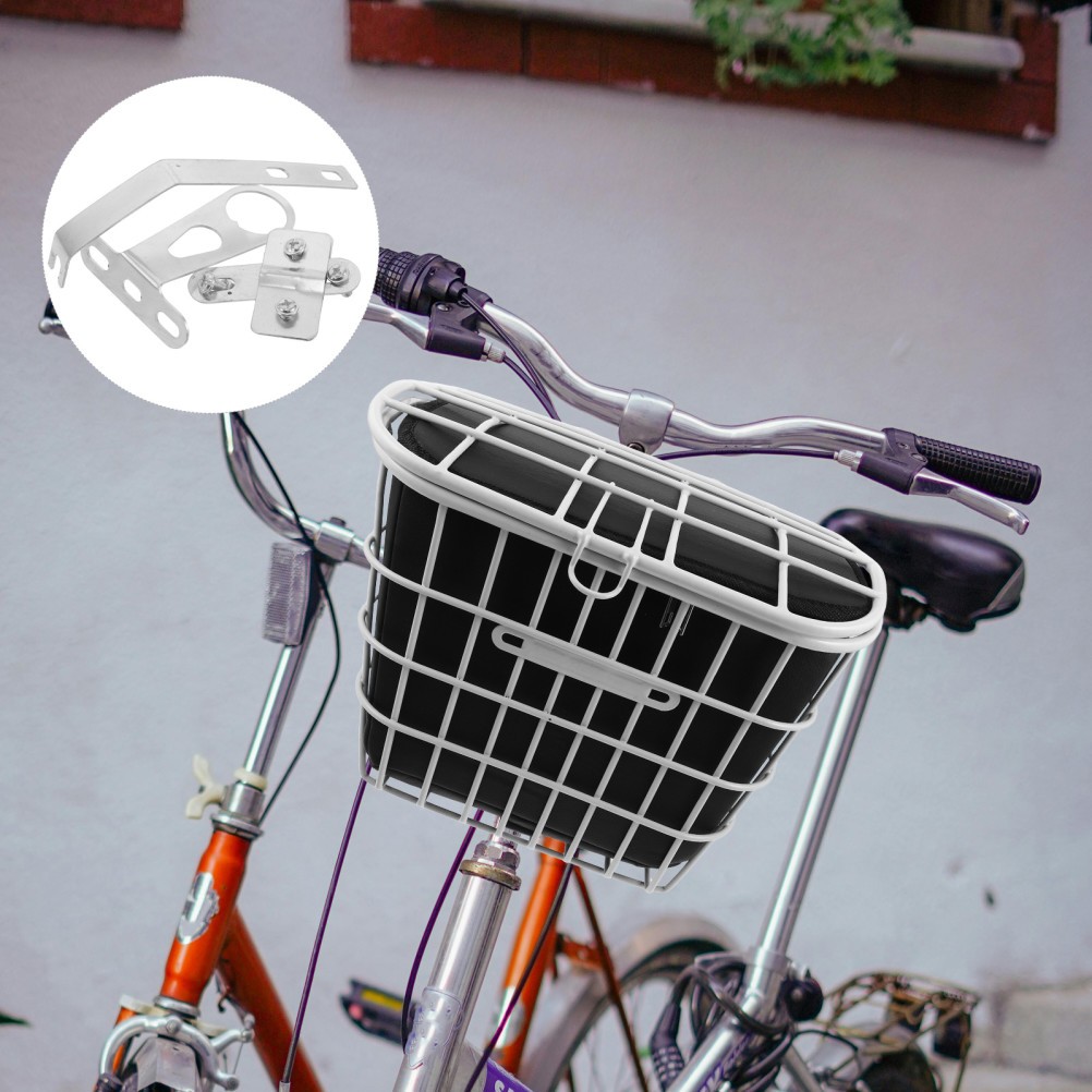  Bicycle Basket Stand Bike Mounting Bracket Holder Attachment Hardware