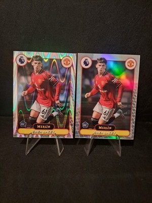 Shea Lacey Rookie Raywave & Silver Refractor Bundle Merlin Chrome Manchester Utd