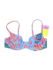 NWT Tabitha Brown for Target Women Blue Swimsuit Top M