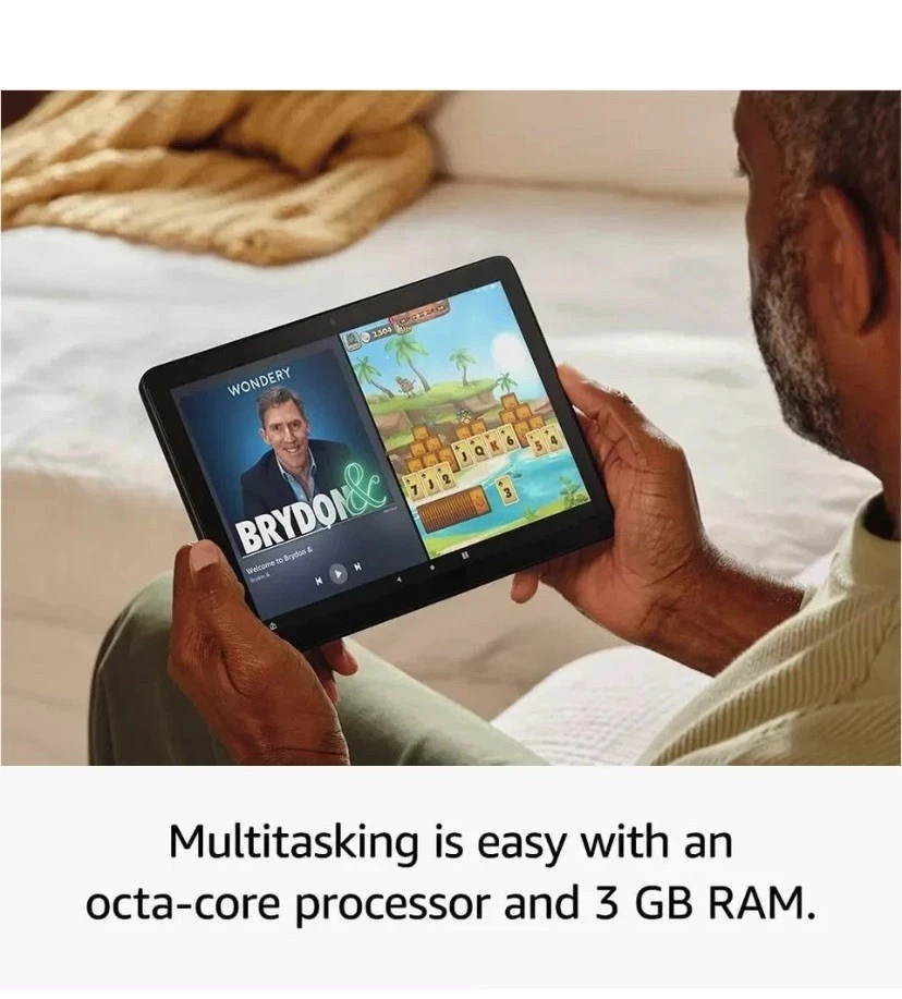 Amazon Fire HD 10 2024 10.1 Inch 32GB Wi-Fi Tablet - Black - Image 4 of 4