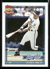 1991 Topps #540 George Brett Kansas City Royals