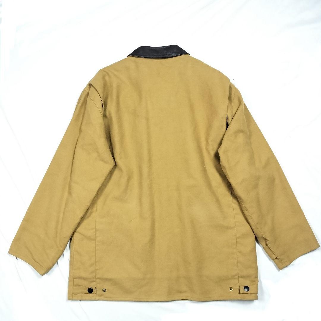 Barbour moleskin Jacket Blouson Coat Men Size L Camel Brown 1999