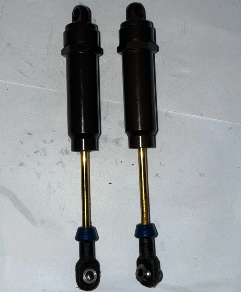 VINTAGE RC10 TEAM ASSOCIATED BUGGY SHOCKS NITRIDE GOLD SHAFTS ALL ALUMINUM RARE - Image 4 of 4