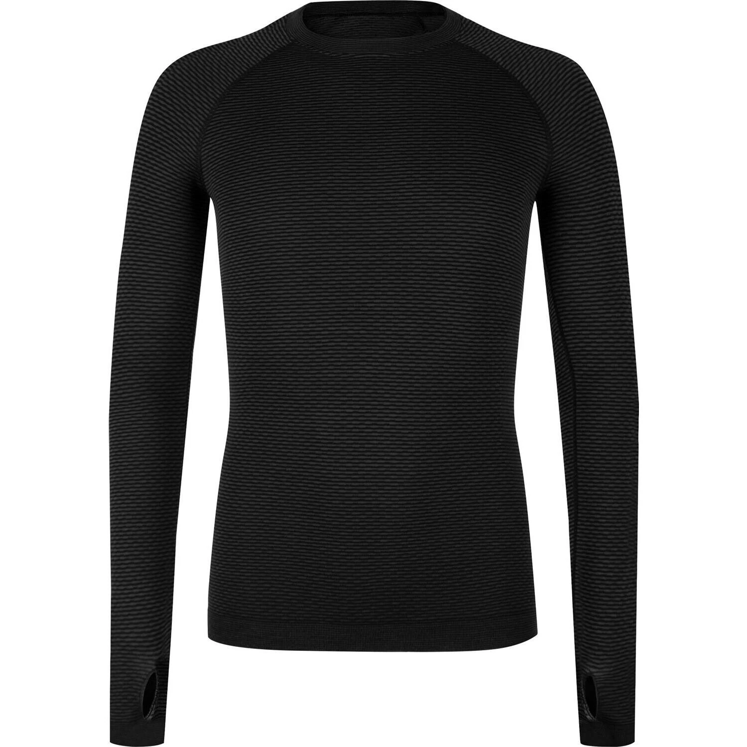Merino seamless frame 2 jersey black base layer technical jersey ski alp trek...