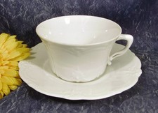 Hutschenreuther Tirschenreuth BARONESSE weiß - 1 Teegedeck 2tlg.