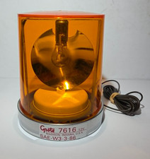 Vintage Grote Amber Revolving Light W Revolving Reflector Forklift Vintage Grote Amber Revolving Light W Revolving Reflector Forklift