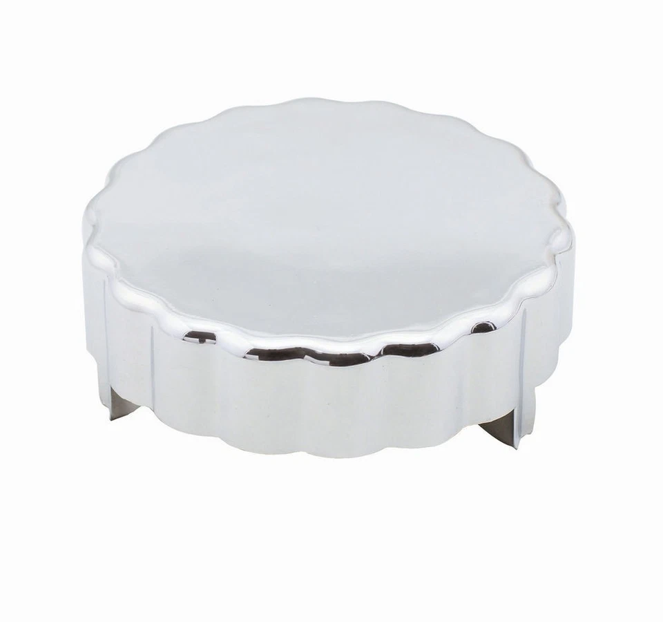 Mr Gasket 9776, одна хромированная пластиковая хромированная крышка Power St.Cap Cove детали для повышения производительности - Изображение 3 из 4