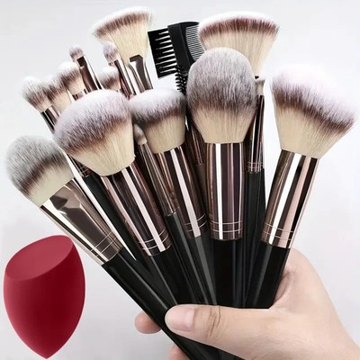 Professional 3-20PCS Makeup Brushes Set Soft Fluffy Foundation Eyeshadow Conceal