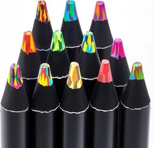 Stocking Stuffers,12 Rainbow Colored Pencils,Art Supplies for Kids, Teen Girl Gi