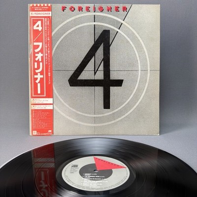 Foreigner - 4 Japan Press Vinyl LP Schallplatte Rock OBI