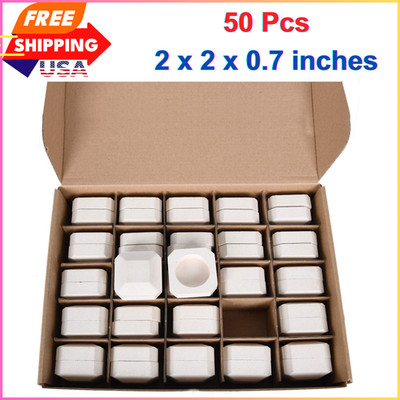 50 Pcs Ceramic Briquettes Replacement For Lynx L27, L30, CS30 Gas Grill, 2x2x0.7