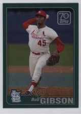 2021 Topps Chrome 70 Years of Topps Baseball Bob Gibson #70YTC-51 HOF 0b3