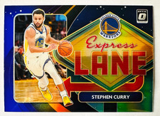 2020-21 Donruss Optic Stephen Curry PURPLE Prizm Card Express Lane Warriors!