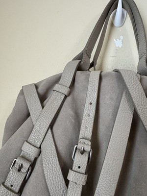 Alexander Wang Kirsten Bag Suede Leather Grey Shoulder Strap Tote