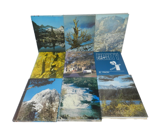 Vtg Lot Of 9 El Piñon Bishop Union High School Bishop California Hardcover Books - Picture 2 of 21