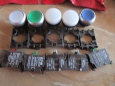 15  Eaton M22 Taster Schaltkontakte Schließer LED Schließer Adapter Leuchten SET