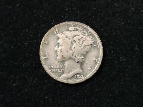 1926-S Mercury Silver Dime Fine 30309