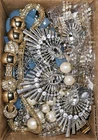 Costume Jewelry Lot ALL WEARABLE 3+lbs. Vintage-Mod Treasure Hunt #146