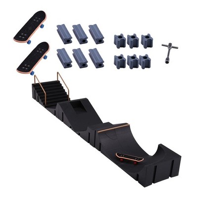 Fingerboard Skate Ramps Training Skate Ramp Deck Children Toys for Kids