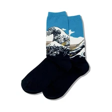 Hokusai's Great Wave Unisex Novelty Socks