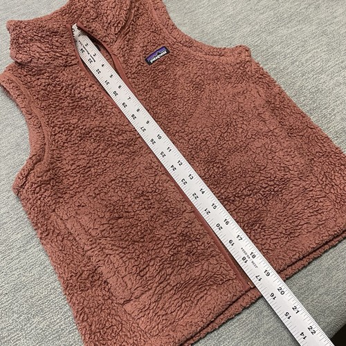 Patagonia Jacket Girls Medium 10 Youth Sherpa Vest Los Gatos Full Zip Fleece - Picture 5 of 11