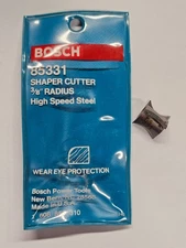 Bosch 85331 SHAPER CUTTER 3/8" RADIUS HIGH SPEED STEEL 1/4" ARBOR