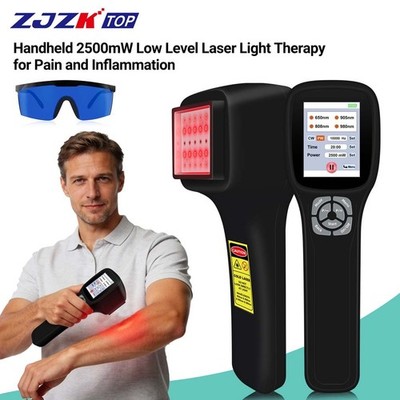 2500mW Cold Laser Therapy Infra Red Light for Pain Relief Acute and Chronic Pain