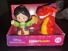 Fisher-Price Little People Disney Princess Mulan and Dragon Mushu RARE New HTF
