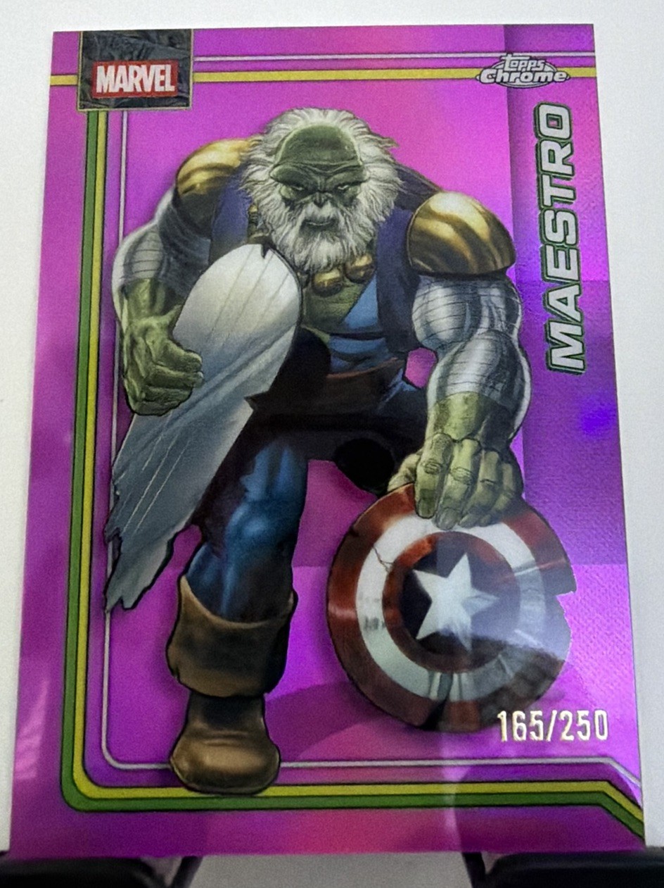2026 Topps Chrome Marvel Maestro #133 Pink Refractor 165/250 Hulk Rare