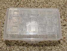 Sterilite Small Pencil Box Plastic, Clear pk 25