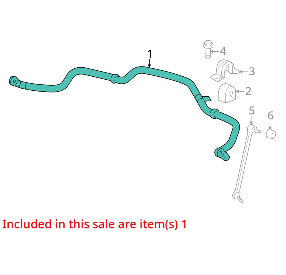 2008 Chevrolet Equinox FWD Front Stabilizer Bar OEM 105K Miles - LKQ422098820 - Изображение 4 из 4