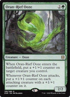 Oran-Rief Ooze R Promo Pack: Zendikar Rising 198 NM