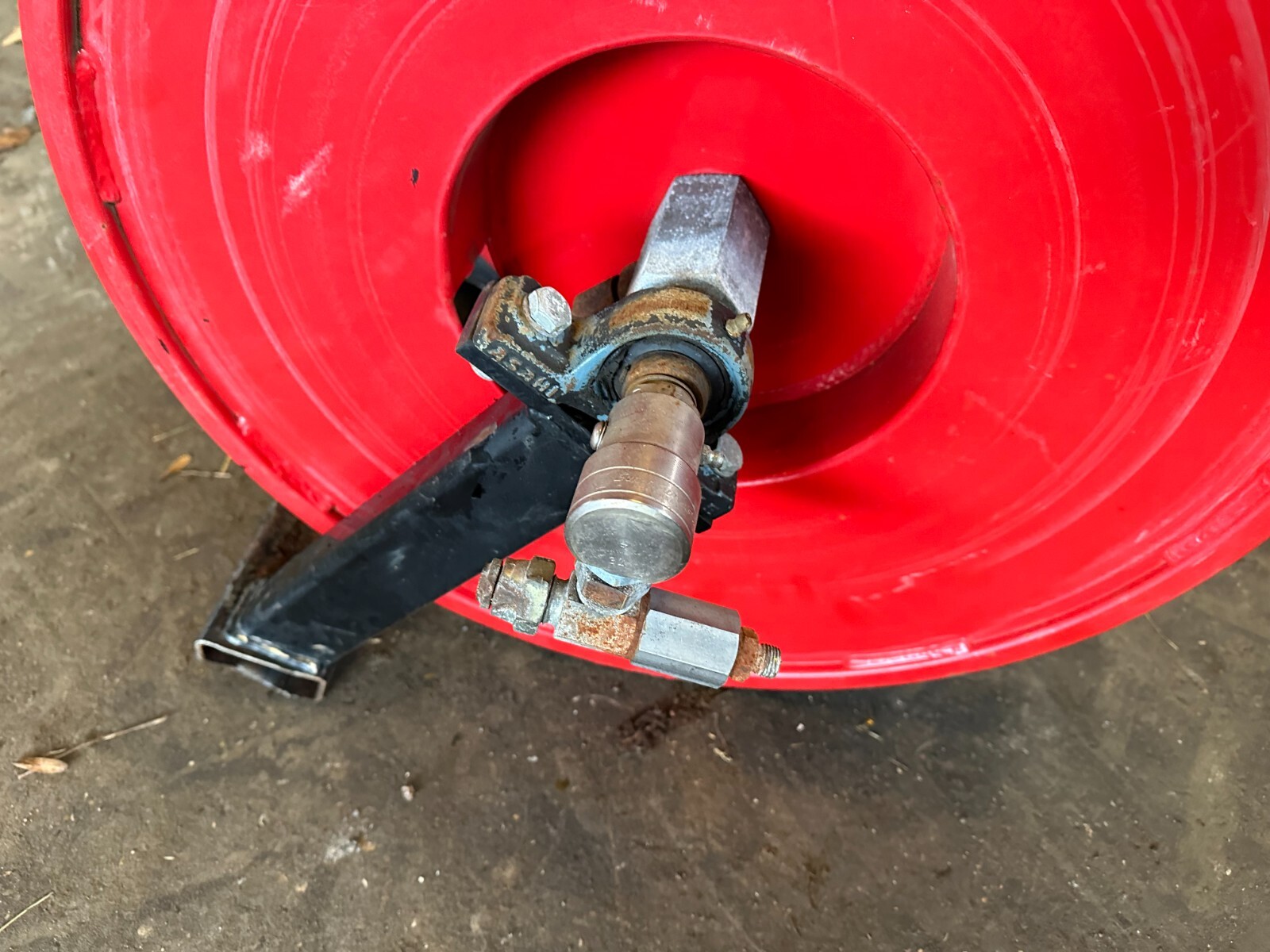 Hydraulic recoil high pressure hose reel, 60cm, X Harben Drain Jetter