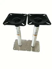 2 Sport Master New Three Pieces Boat Seat Pedestal 17" Total Height F/ Bass Boat