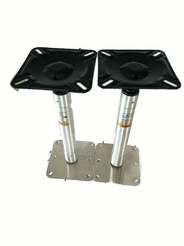 Two Sport Master Boat Seat Pedestal 17" Total Height For Fishing & Bass Boat - Image 2 of 4