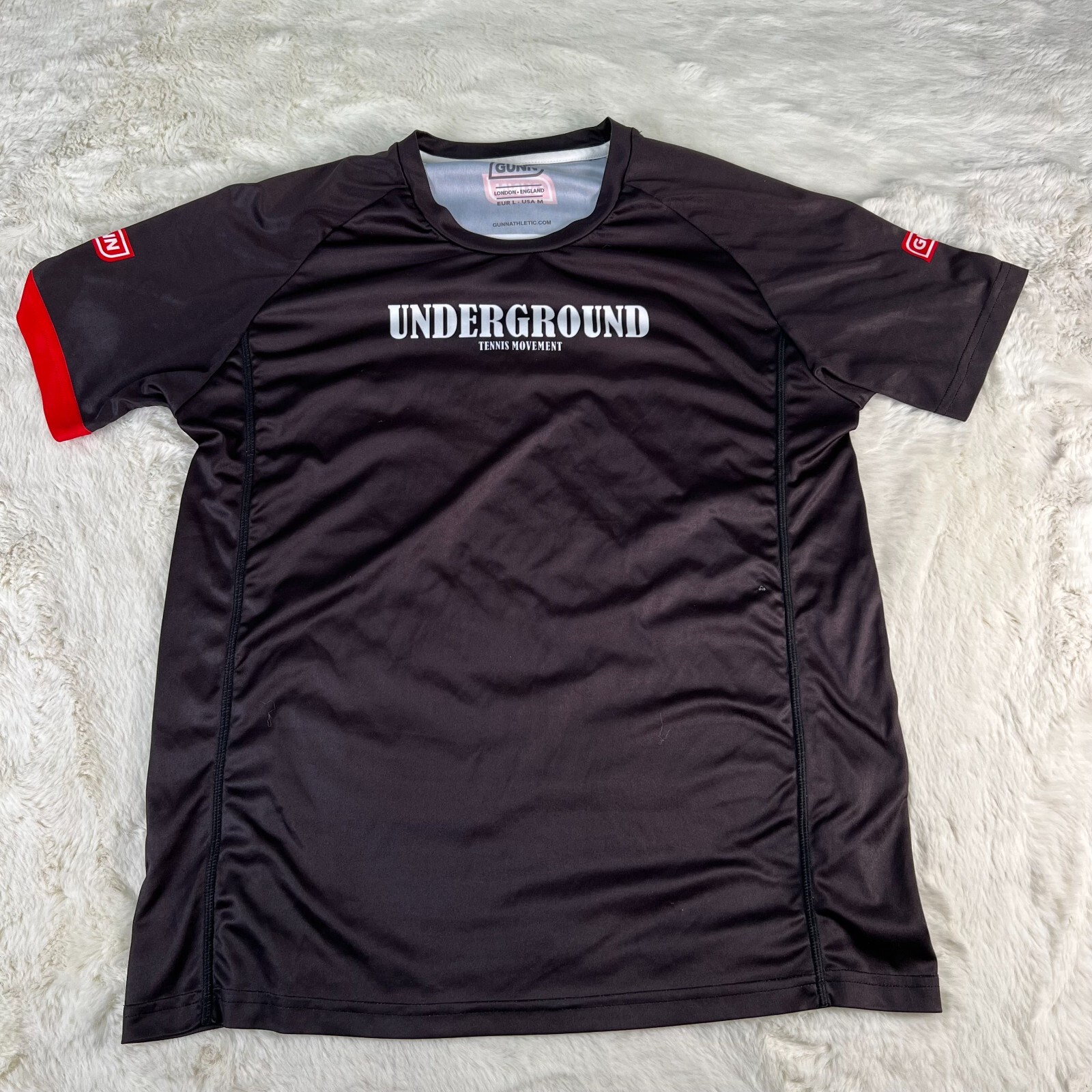 Gunn Athletic Pro Underground Crew Classic Black TShirt Mens Size M eBay