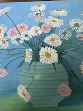 AJ Lottes - Original - Oil - Painting - Canvasboard - Still Life - Flowers - Art