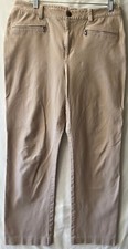 LAUREN Ralph Lauren Women s Khaki Tan Equestrian Style Pants, 10, Stretch EUC