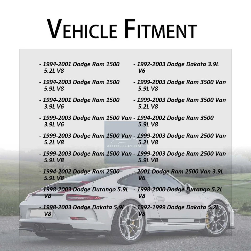 Термостат охлаждающей жидкости двигателя для Dodge D350 5,9 л 1993 Dodge Dakota 3,9 л 1992-2003 - Изображение 2 из 4