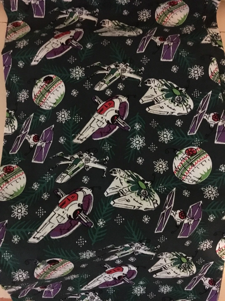 Star Wars X-Wing Estrella de la Muerte TIE Luchador Adorno de Navidad Bufanda Infinita Foto 3 de 3