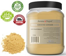 2 lb Ground Ginger Root Powder Natural Premium Raw Zingiber Officinale Jengibre