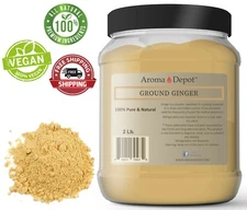 2 lb Ground Ginger Root Powder Natural Premium Raw Zingiber Officinale Jengibre