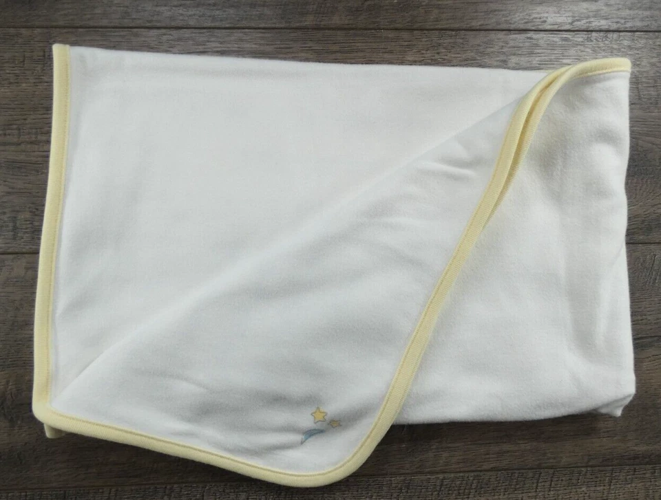 Gymboree Bebé Niña Niño Vintage Precious One Borde Amarillo Oso Bebé Manta Foto 4 de 4