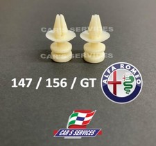 2 CLIPS COPPIA MOLLETTE AIRBAG PER ALFA ROMEO 147 156 GT PERNI LATO PASSEGGERO