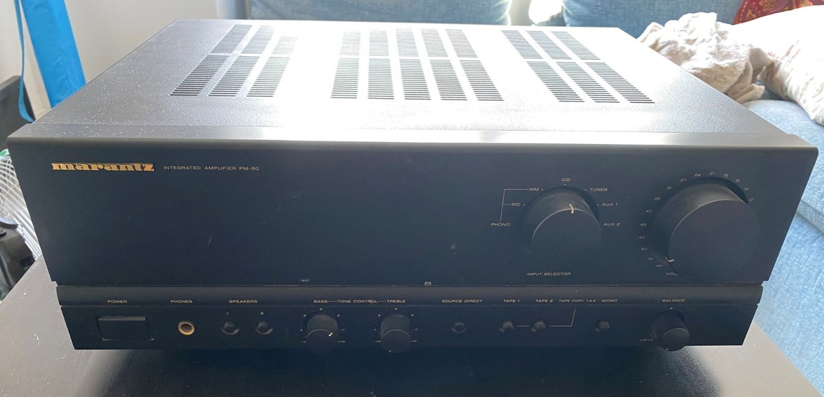Marantz PM-50 Stereo Integrated Amplifier Vintage Tested in Marantz PM-50 Stereo Integrated Amplifier Vintage Tested in